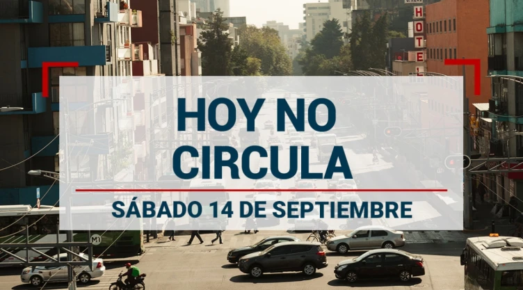 ¿Vas a salir este sábado? Revisa el Hoy No Circula este sábado 14 de septiembre 2024