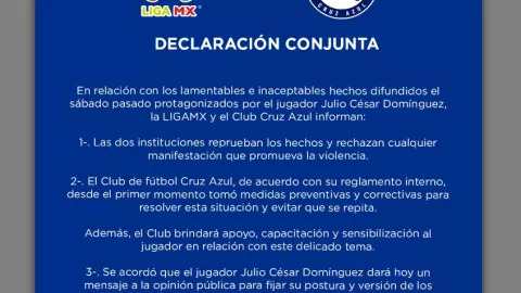 El comunicado de la Liga MX y Cruz Azul por fiesta de narcos de Julio César “Cata” Domínguez