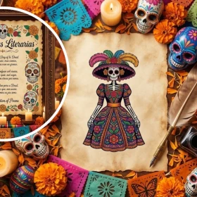7 plantillas de calaveras literarias para que solo le cambies el nombre de tus seres queridos