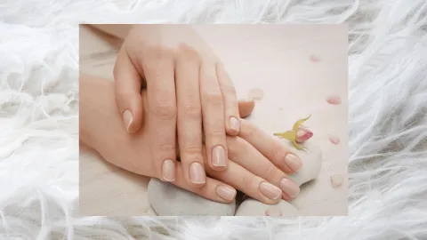 Uñas con acabado mate natural