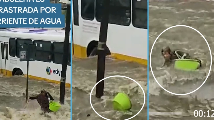 Abuelita fue arrastrada por la corriente