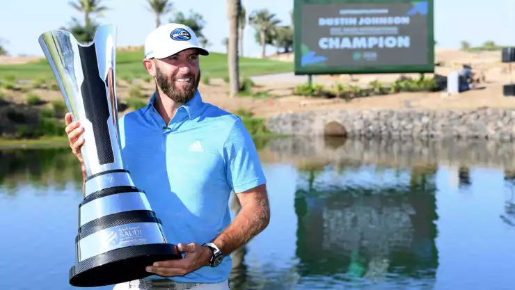 Dustin Johnson fue campeón en Arabia Saudita