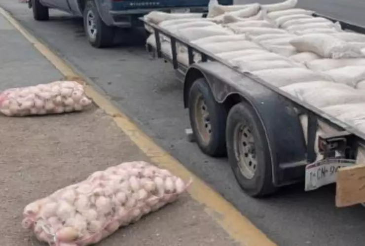 venta de frijol y cebolla Plaza del Ángel, Chihuahua