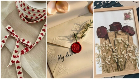 ideas para decorar una carta de amor San Valentín