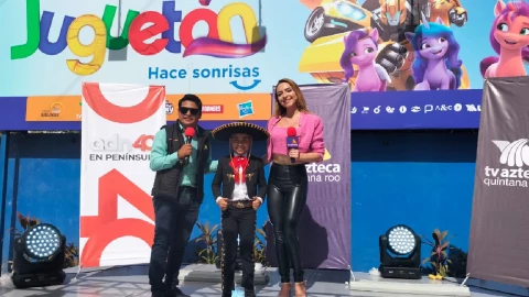 Inicia la Verbena Juguetón Azteca en TV Azteca Quintana Roo