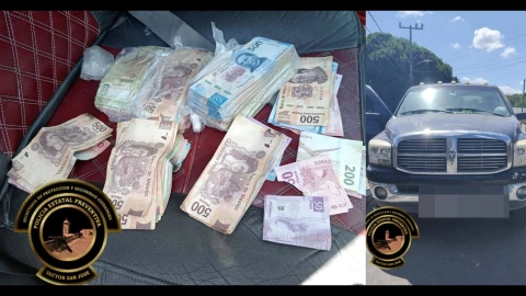 Hombre en Campeche tenía FAJOS DE BILLETES en su coche; ya fue ARRESTADO