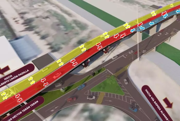 Nodo Vial Alamar-Terán tendrá cambio de sentido este 3 de junio