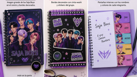 Bloc de notas de Saja Boys