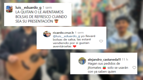 Amenazan con lanzar refresco y jitomates