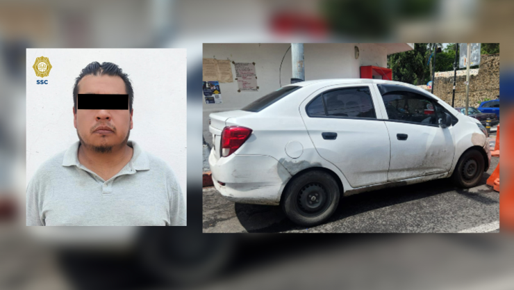 El hombre intentó escapar de los policías.
