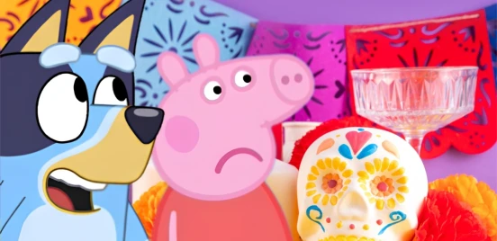 4 capítulos de Bluey y Peppa Pig para explicar el Día de Muertos y el recuerdo de los abuelos a tus hijos