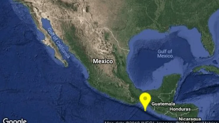 Sismo de 5.2 en Pijijiapan, Chiapas