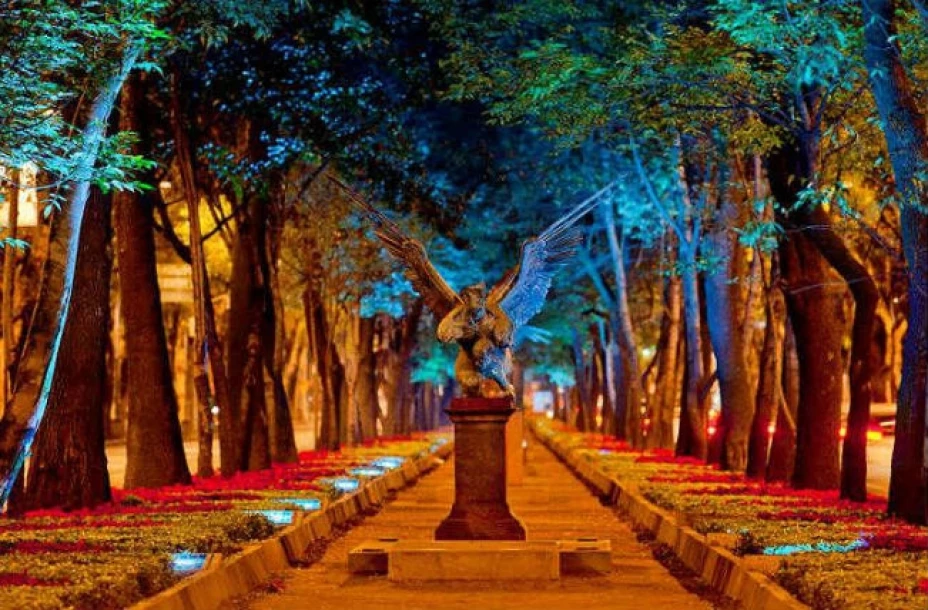 Camellón del Paseo de la Reforma