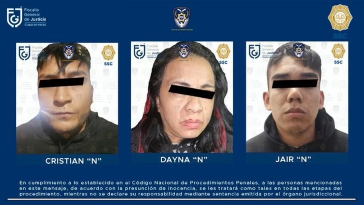 Tres presuntos implicados en el asesinato de Oralia Pérez Garduño fueron detenidos.