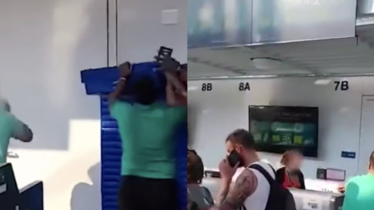 Mujer enfurece aeropuerto Chicago