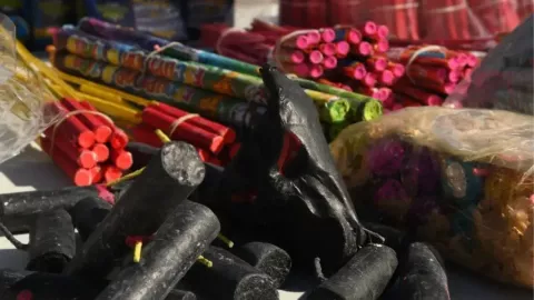 Pirotecnia decomisada