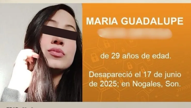 Encuentran sin vida a María Guadalupe Silva Ortega, originaria de Culiacán desaparecida en Nogales, Sonora. .jpg