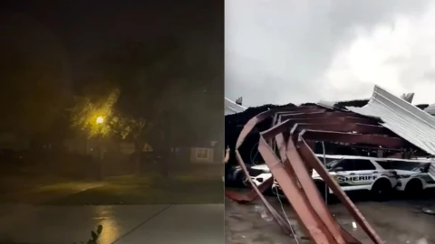 huracán milton florida toca tierra video