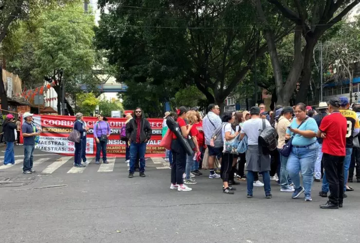 Calles cerradas por bloqueos en CDMX
