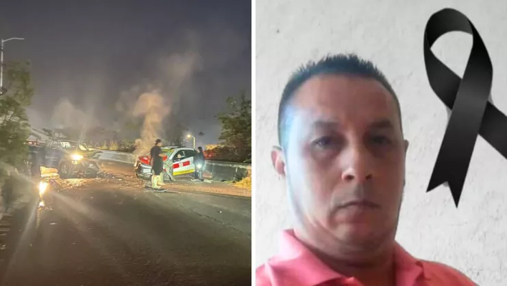 El conductor del taxi fue identificado horas después del percance