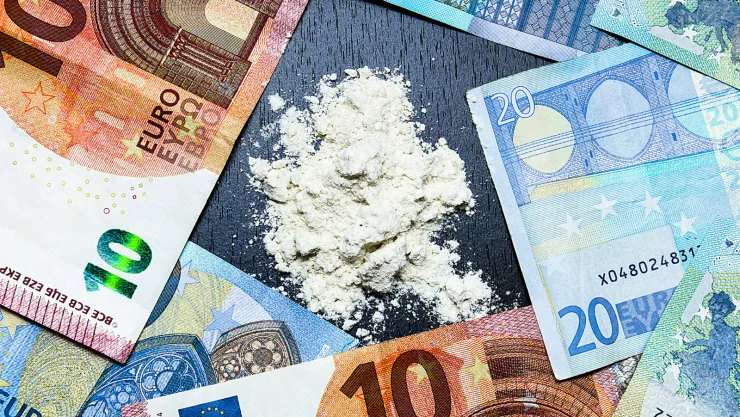 cocaina en huellas