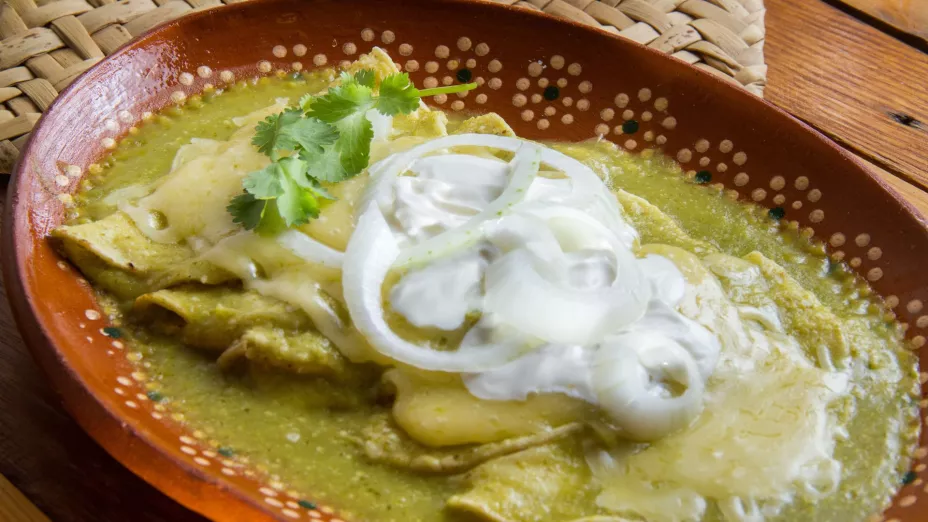 enchiladas verdes