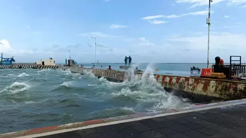 ¡Cuidado! A esta hora se intensificará el norte violento que afectará a Veracruz el fin de semana