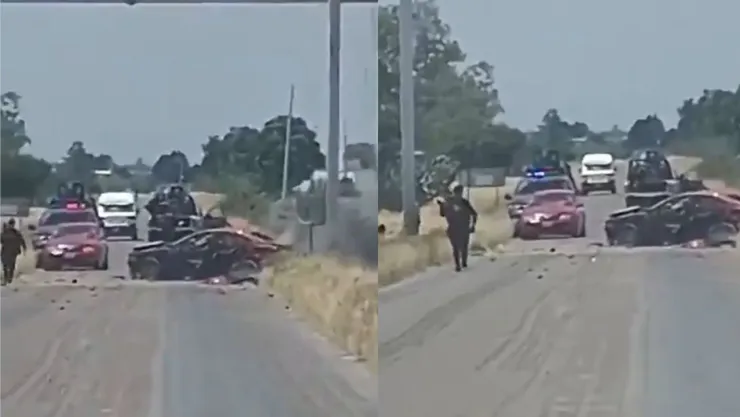 Vehículo incendiado en carretera estatal 43: reportan fuego en los límites de Aguascalientes y Zacatecas