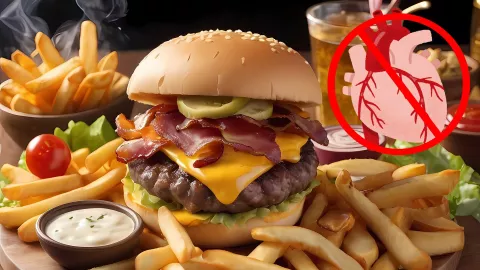 Alimentos que afectan la salud del corazón y aumentan el riesgo de enfermedades cardiovasculares