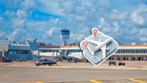 Estos son los vuelos programados en el aeropuerto de Cancún HOY 22 de febrero de 2026.webp