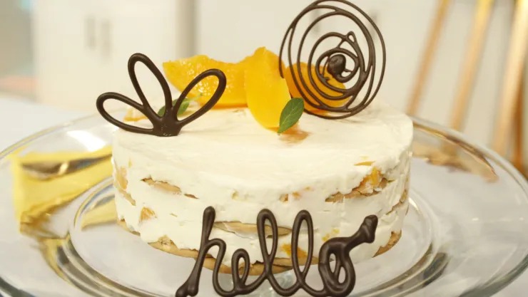 Tarta de durazno