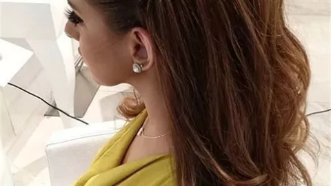 39 ideas de peinados semi recogidos elegantes: puede ser en cabello lacio o chino y te verás preciosa