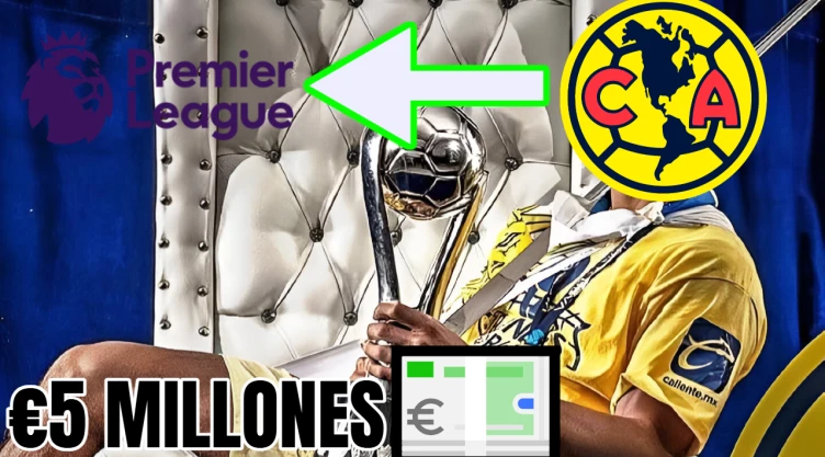 Lo tienta la Premier League: este jugador vale €5 millones y estaría cerca de salir del América
