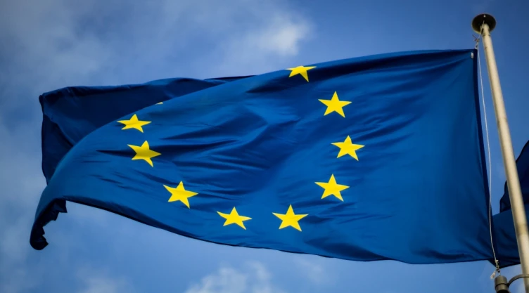 Bandera de la Unión Europea.