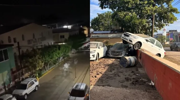 VIDEO: Momento exacto de la inundación que devoró Poza Rica.