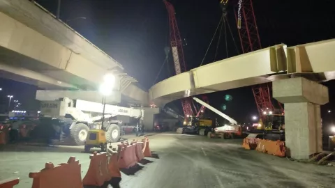 cierre del bulevar Cuauhtémoc Sur