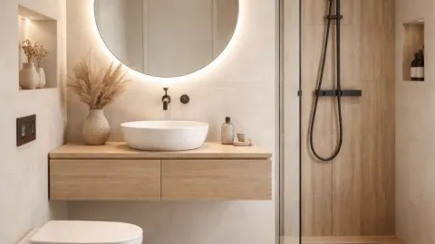 42 ideas para remodelar baños pequeños: se verán más grandes y muy elegantes