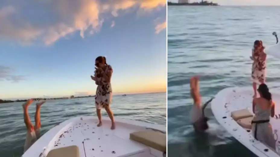 VIDEO: ¡Propuesta de matrimonio arruinada! Todo por culpa del mar