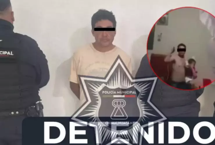 Padre tomó de rehén a su bebé en Chimalhuacán