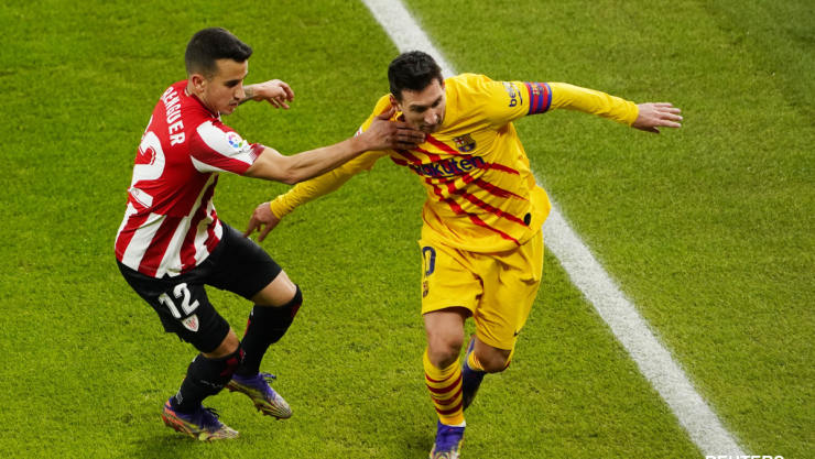 Messi ante Athletic Club