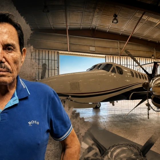 Este es el avión donde iba “El Mayo” Zambada antes de su detención
