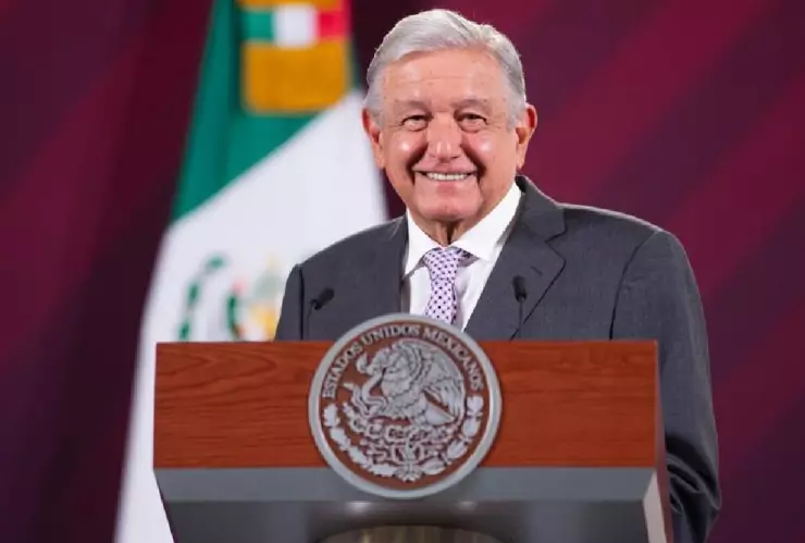 Se lleva a cabo la conferencia mañanera de AMLO hoy 23 de febrero de 2023 desde Palacio Nacional.