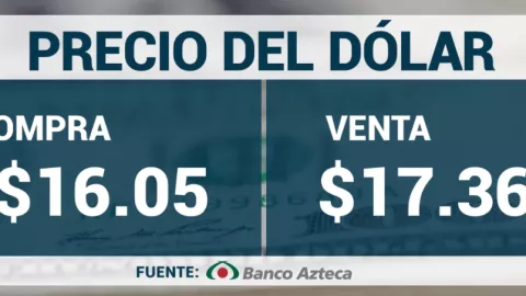Precio del dólar hoy 30 de mayo de 2024.