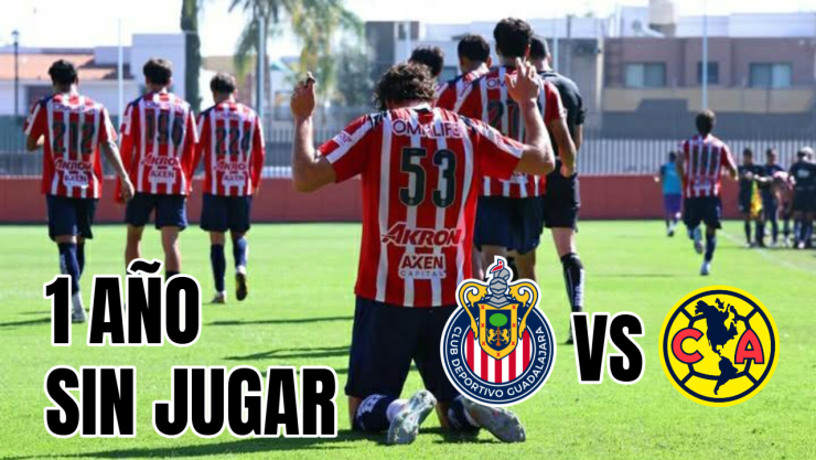 NO jugó 1 año por una terrible lesión, regresó a las canchas y fue la estrella en el Chivas vs América