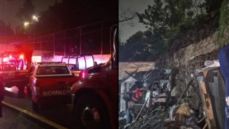 Desgajamiento de cerro deja al menos 6 muertos en Naucalpan
