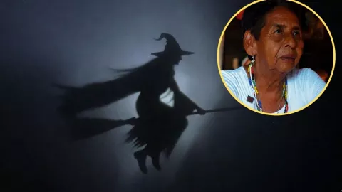 Curandera atrapa a brujas