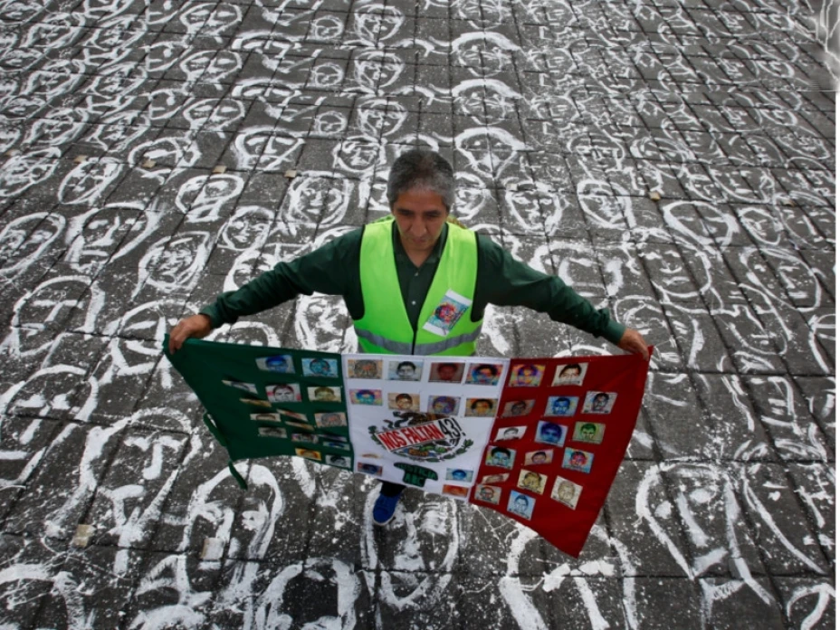 Ayotzinapa, protesta