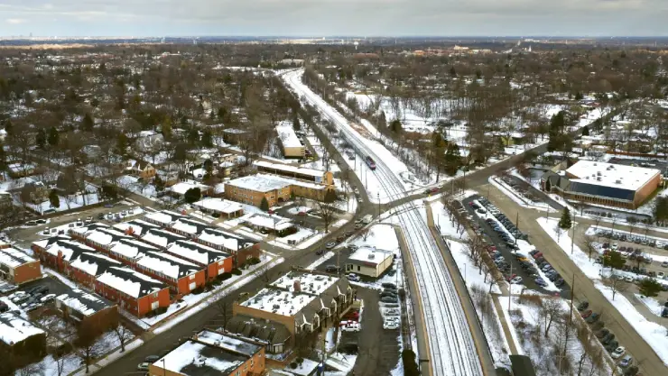 la pintoresca ciudad de Glen Ellyn en Illinois