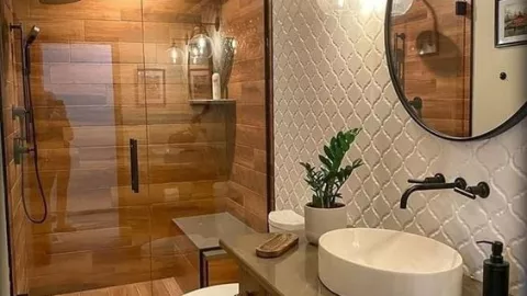 34 ideas para remodelar tu ba&ntilde;o: desde opciones modernas, hasta las m&aacute;s r&uacute;sticas