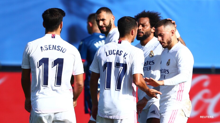 Real Madrid festeja el gol